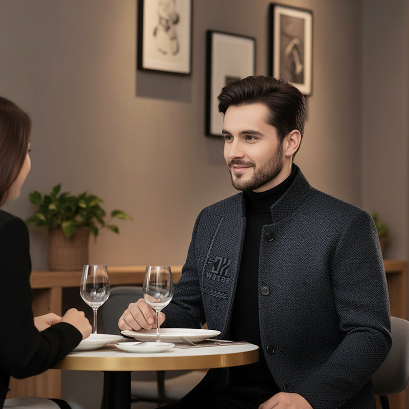 Abrigo informal cálido para hombre