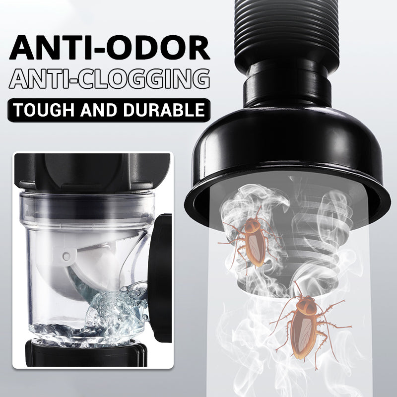 Tubo de desagüe telescópico antiolor