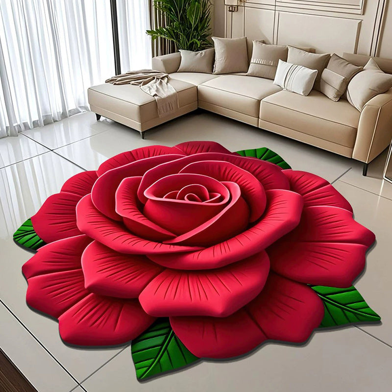 🌺Oferta Por Tiempo Limitado🌺Alfombra Floral de Felpa y Tierra de Diatomeas