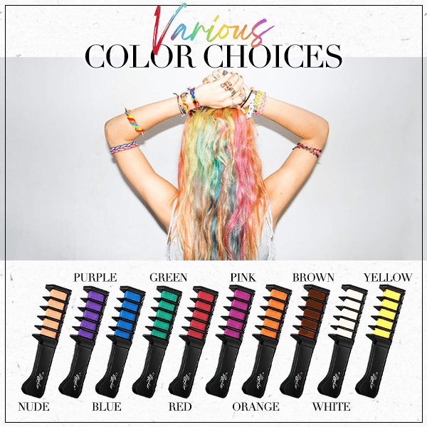 🔥Oferta especial 2026🔥Peine para teñir el cabello de un solo uso con efecto deslumbrante