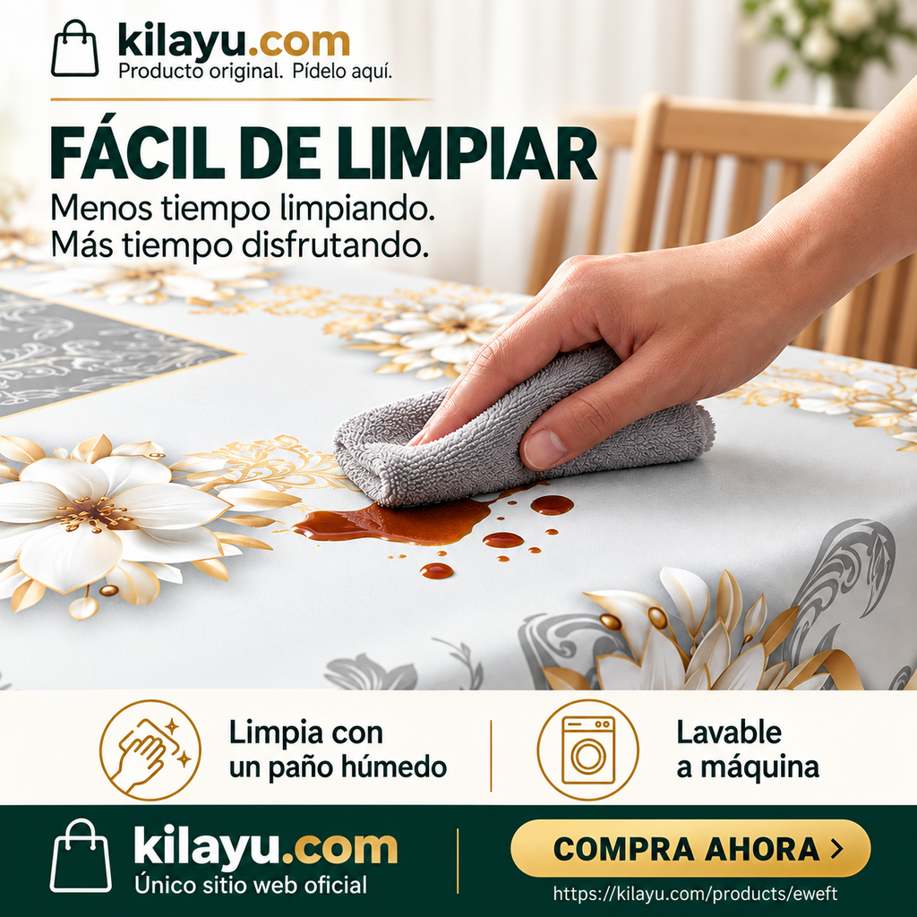 📢📢50% OFF !! ⏰Mantel Floral en Relieve Elegante e Impermeable