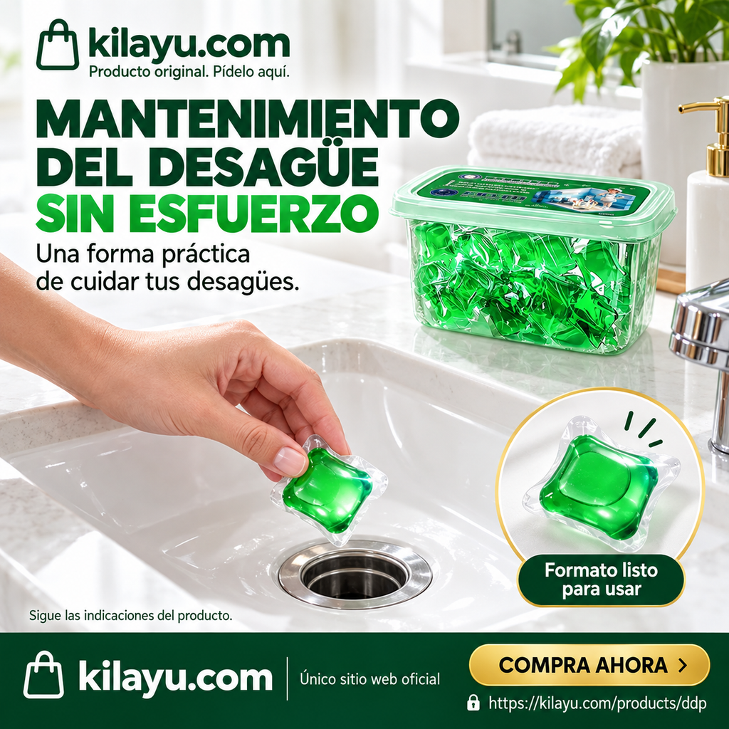🔥🎉¡Se vendió como pan caliente! 30.000 personas lo compraron🎉.Cápsulas desodorantes de desagües bioenzimáticas