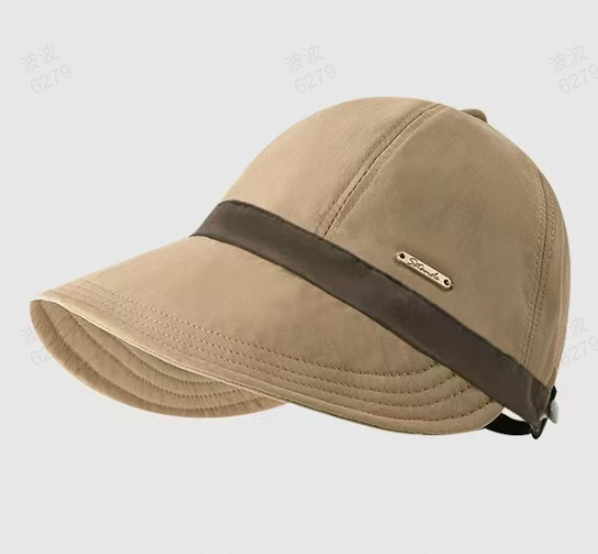 ⏳¡ÚLTIMO DÍA DE OFERTA!!🎁✨Sombrero solar elegante plegable para mujer UPF 50+ – Sombrero cubo de algodón de ala ancha con solapa protectora para cuello y correa regulable 🌞🇬🇧 | Compacto, transpirable e ideal para playa