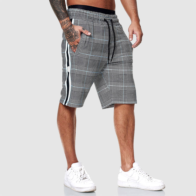 Pantalones cortos a cuadros alfa de Frank Hardy