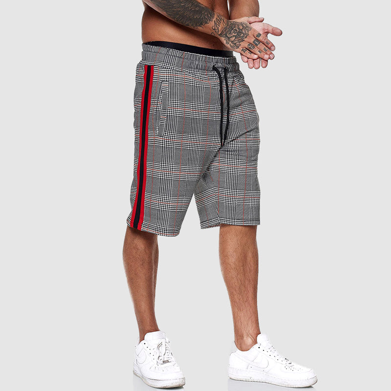 Pantalones cortos a cuadros alfa de Frank Hardy