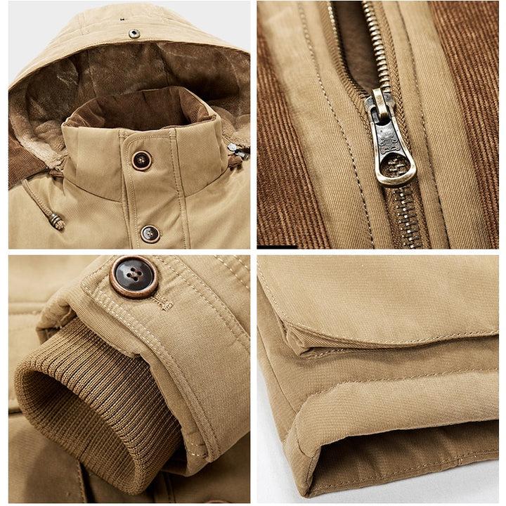 Abrigo de invierno clásico para hombre-Envío gratis