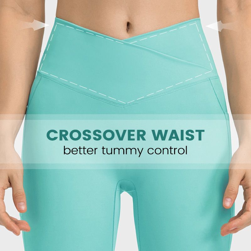 Mallas Cruzadas Elásticas y Ligeras para Mujer