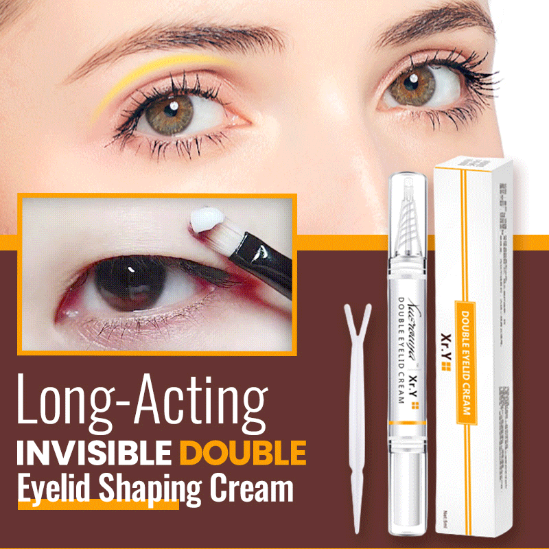 Crema doble invisible de acción prolongada para el contorno de los párpados