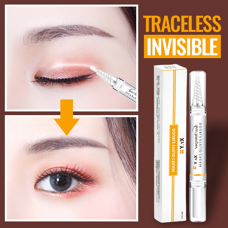Crema doble invisible de acción prolongada para el contorno de los párpados