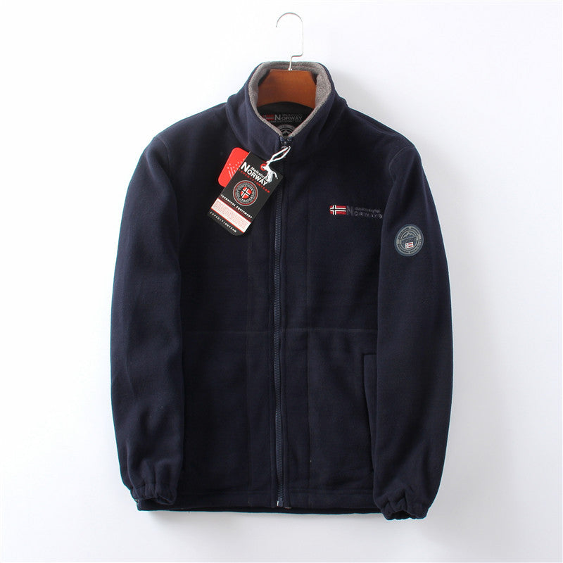 Chaqueta con capucha de forro polar de doble capa [¡Venta de liquidación!-50% REBAJADO＆Envío gratis]