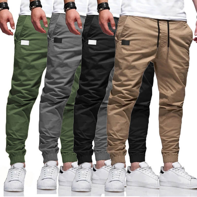 👖 ¡OFERTA ESPECIAL: COMPRA 2, 10% DE DESCUENTO + ENVÍO GRATIS! 🏃‍♂️ Pantalones de Chándal Casual para Hombre con Cordón Elástico – Corte Ajustado, Alta Elasticidad, Múltiples Bolsillos y Tejido Cómodo ✨