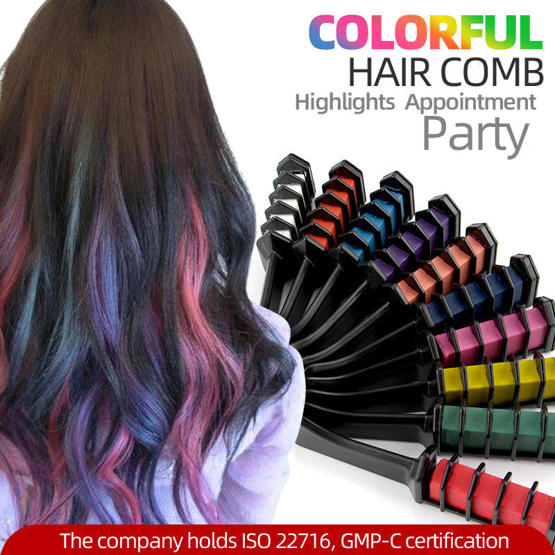 🔥Oferta especial 2026🔥Peine para teñir el cabello de un solo uso con efecto deslumbrante