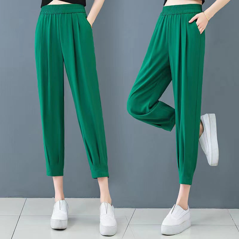 Pantalones Rectos Transpirables y Elásticos para Mujer