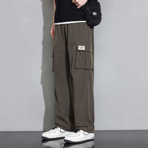 Pantalón cargo Ice Silk para hombre(COMPRA 2 ENVÍO GRATIS)