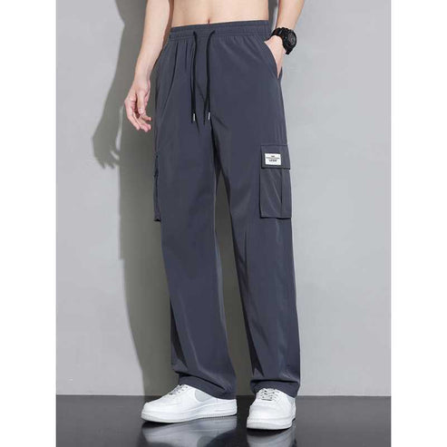 Pantalón cargo Ice Silk para hombre(COMPRA 2 ENVÍO GRATIS)