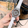 Reloj de cristal - Pentagrama giratorio