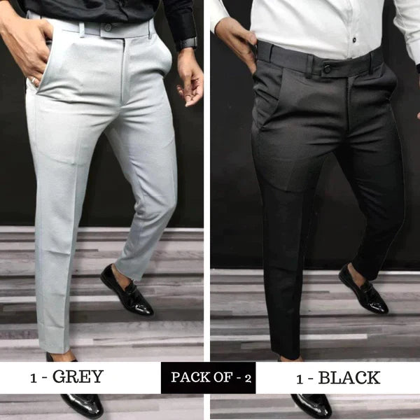 Solid Slim Fit Formal PANT (Compre 2 envío gratis)