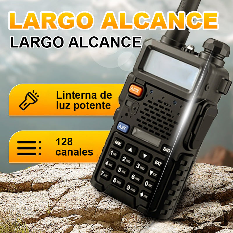 UV-5R Radioaficionado de Largo Alcance UV5R Radio de Dos Vías Walkie de Doble Banda
