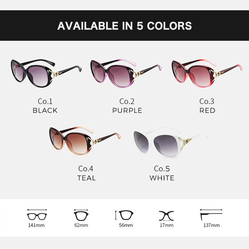 Gafas de sol de moda de gran tamaño para mujer