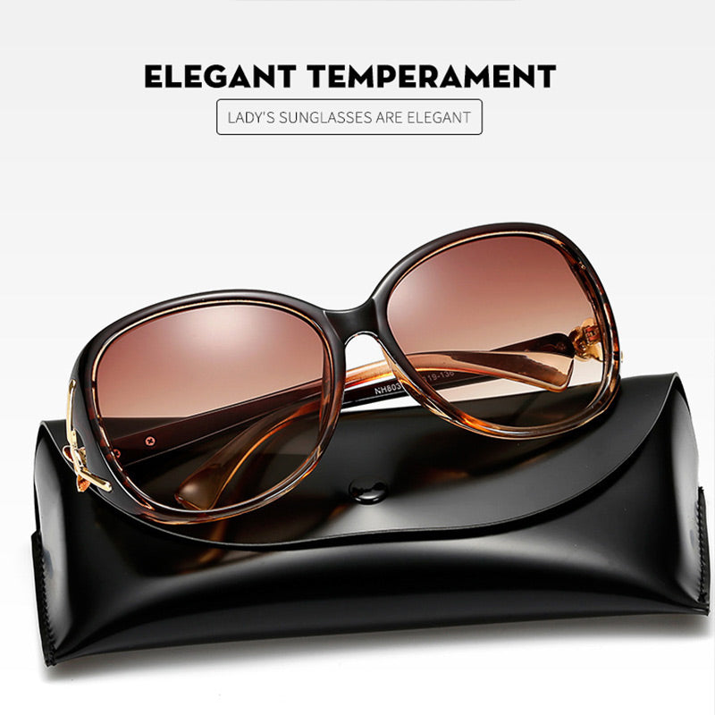 Gafas de sol de moda de gran tamaño para mujer