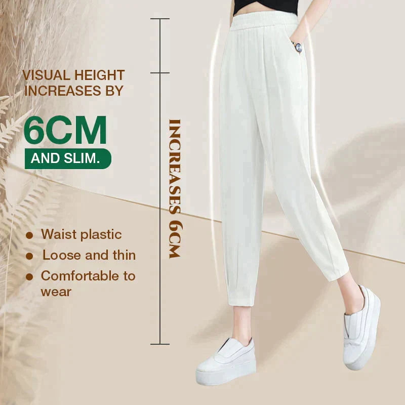 Pantalones Rectos Transpirables y Elásticos para Mujer