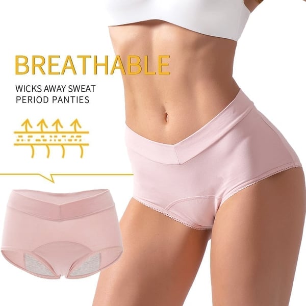 🩲 Ropa interior de talle alto a prueba de fugas: protección confiable contra fugas, cómoda cintura alta✅