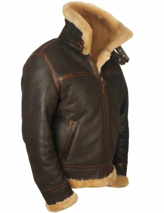 CHAQUETA BOMBER DE PIEL DE OVEJA