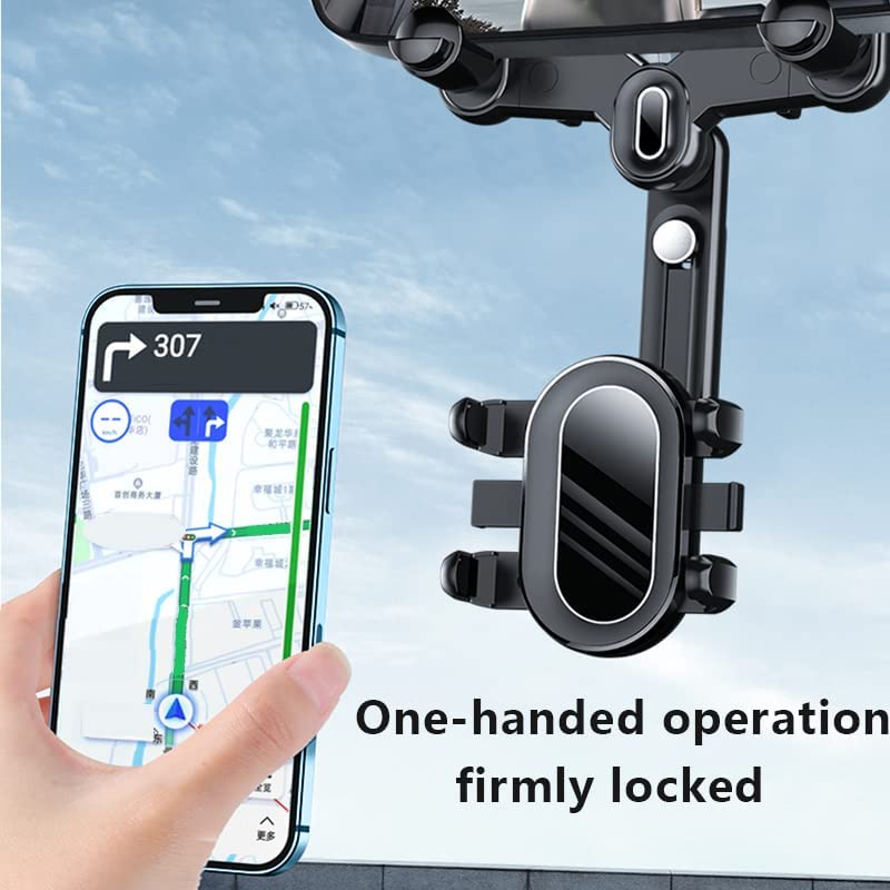 (🎁2024 New Year Hot Sale🎁)Nuevo soporte giratorio y retráctil para teléfono de coche