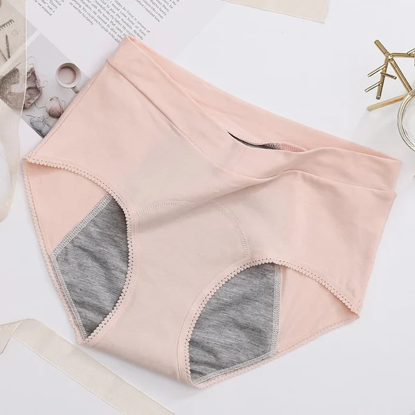 🩲 Ropa interior de talle alto a prueba de fugas: protección confiable contra fugas, cómoda cintura alta✅