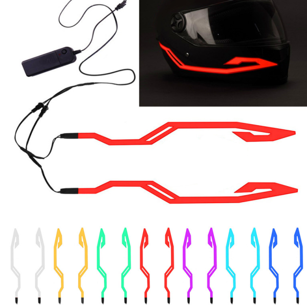 Motorcycle Helmet LED Light Bar