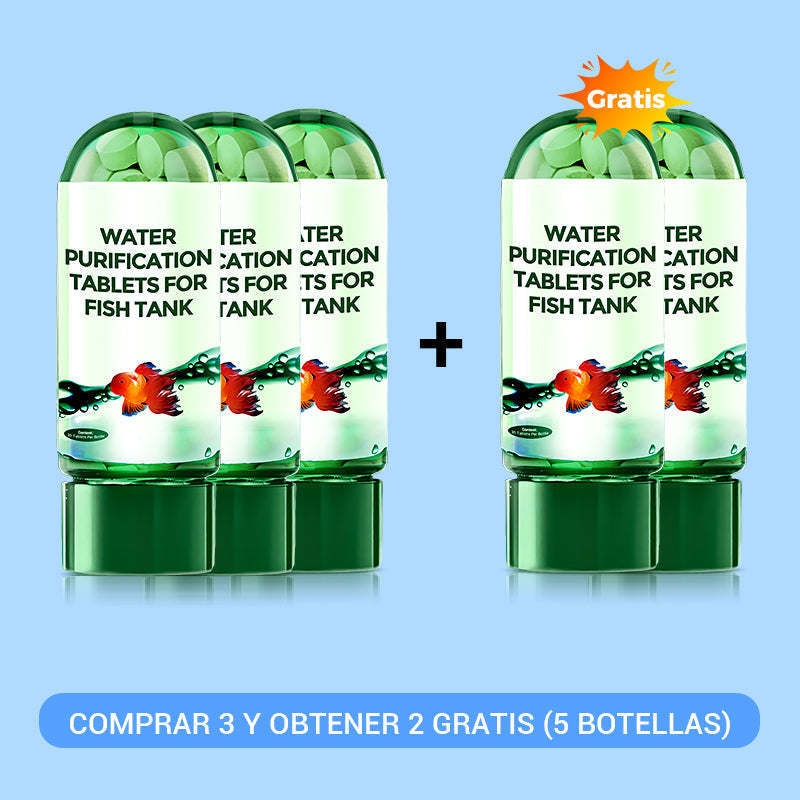 Tableta Potente de Purificación de Agua para Acuarios