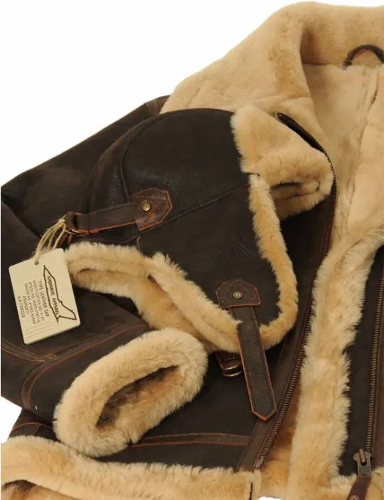 CHAQUETA BOMBER DE PIEL DE OVEJA