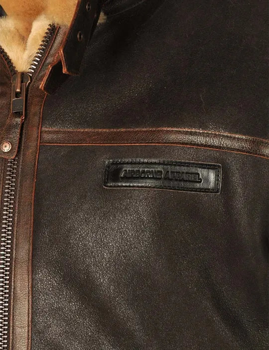 CHAQUETA BOMBER DE PIEL DE OVEJA