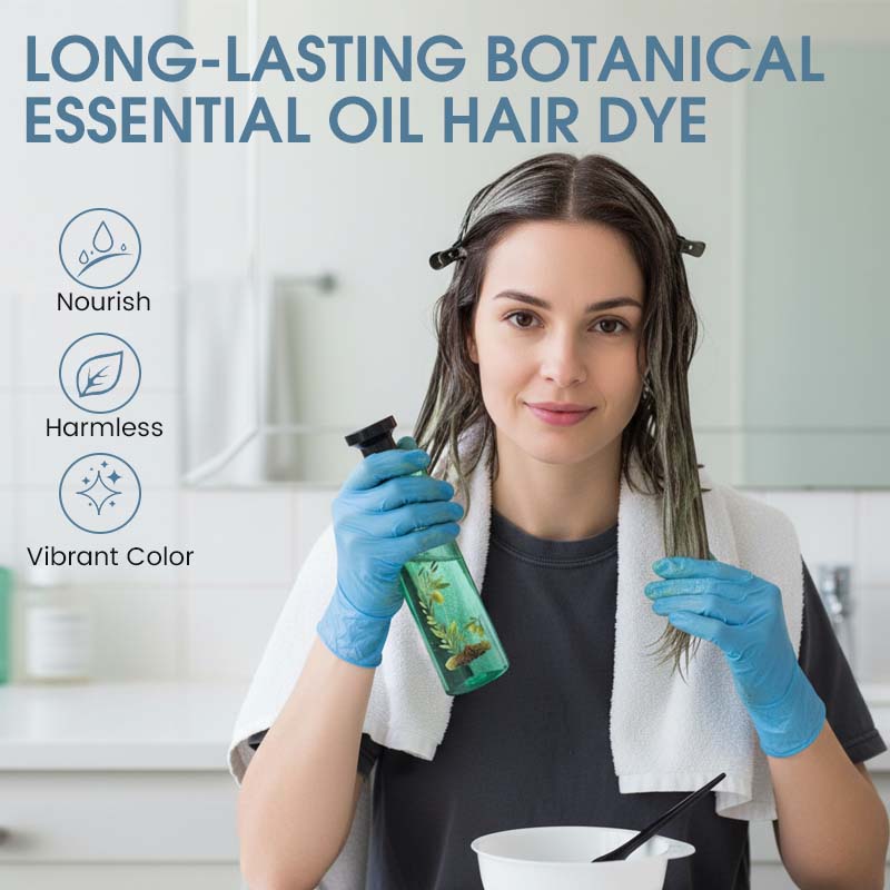 Tinte capilar duradero con aceites esenciales botánicos