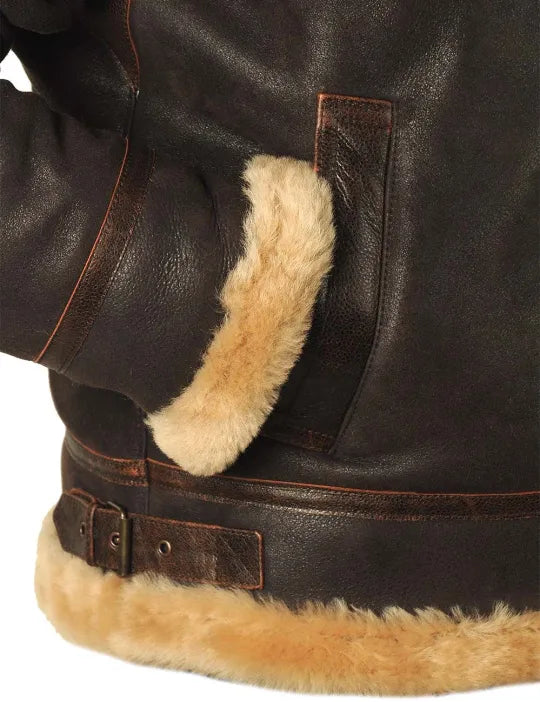 CHAQUETA BOMBER DE PIEL DE OVEJA