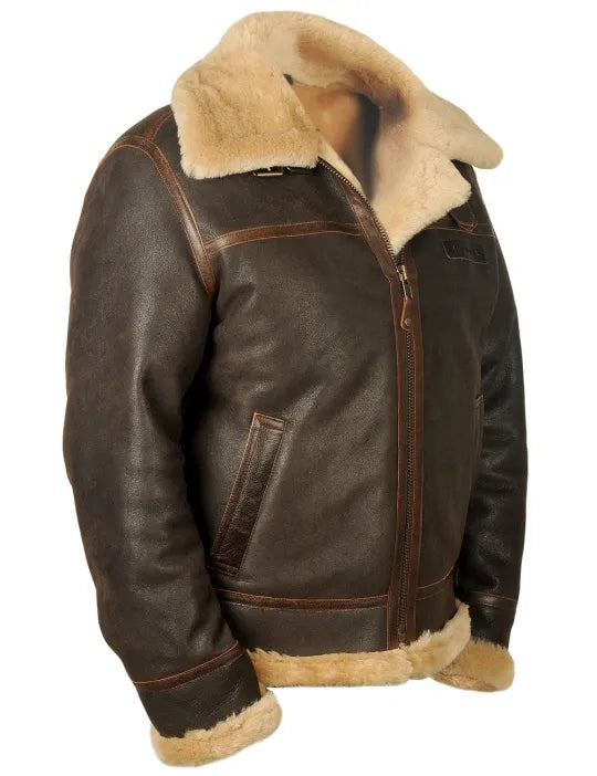 CHAQUETA BOMBER DE PIEL DE OVEJA