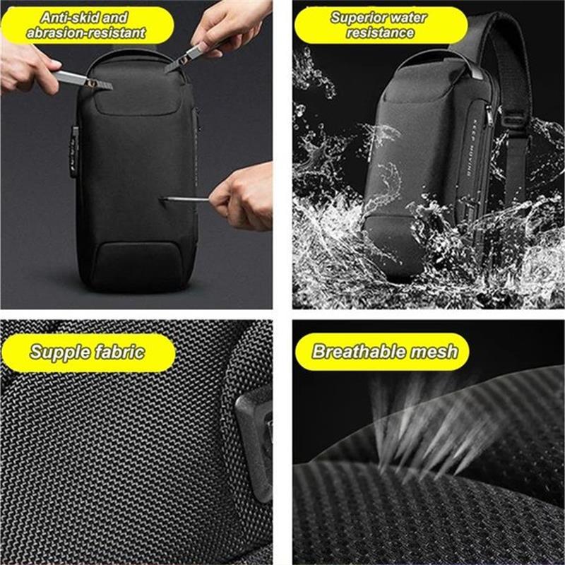 Bolso bandolera antirrobo con carga USB sport sling (Compre 2 envío gratis)