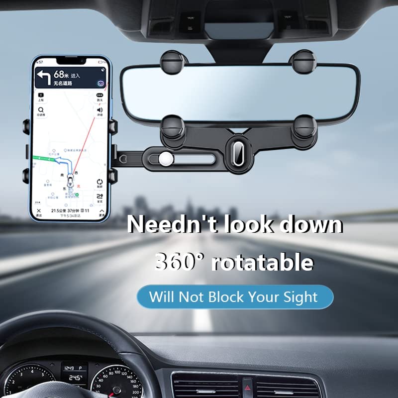 (🎁2024 New Year Hot Sale🎁)Nuevo soporte giratorio y retráctil para teléfono de coche