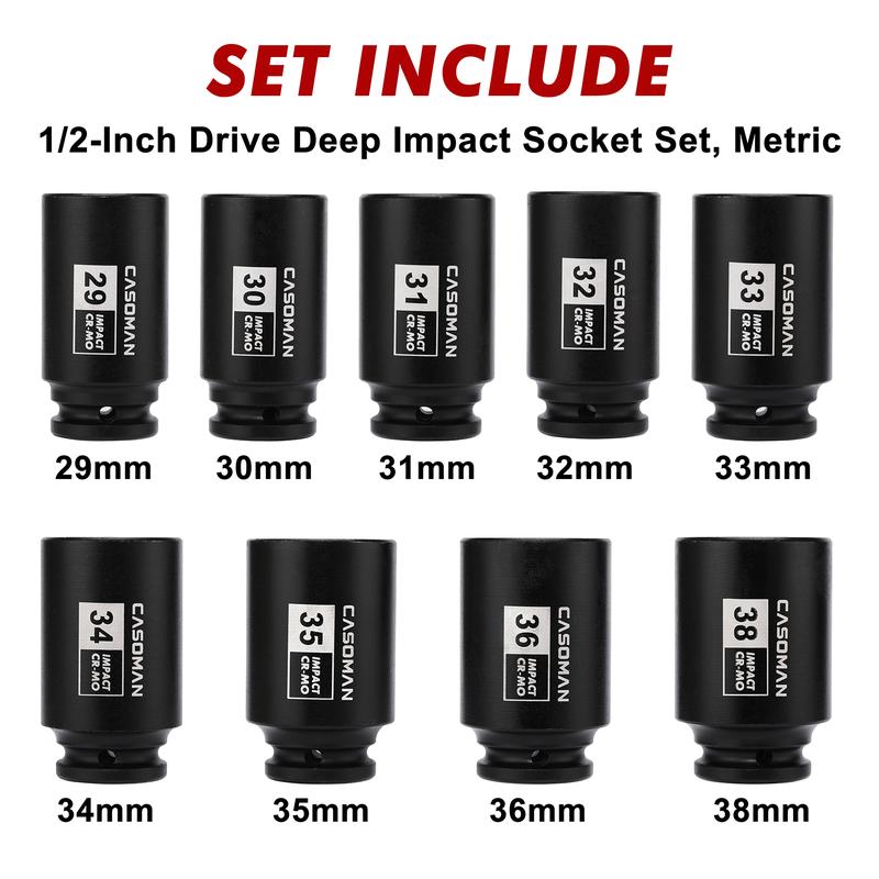 📢📢50 % DE DESCUENTO⏰Juego de 8 llaves de vaso de impacto