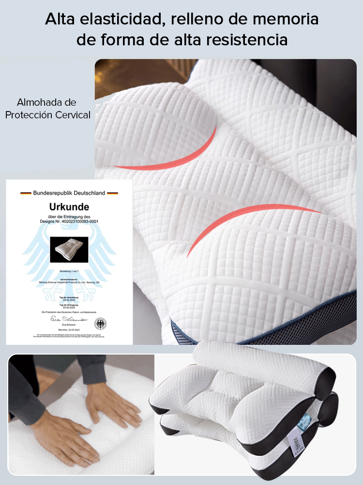💖Diseño integrado de zona cómoda para dormir almohada de plumas de ganso💖
