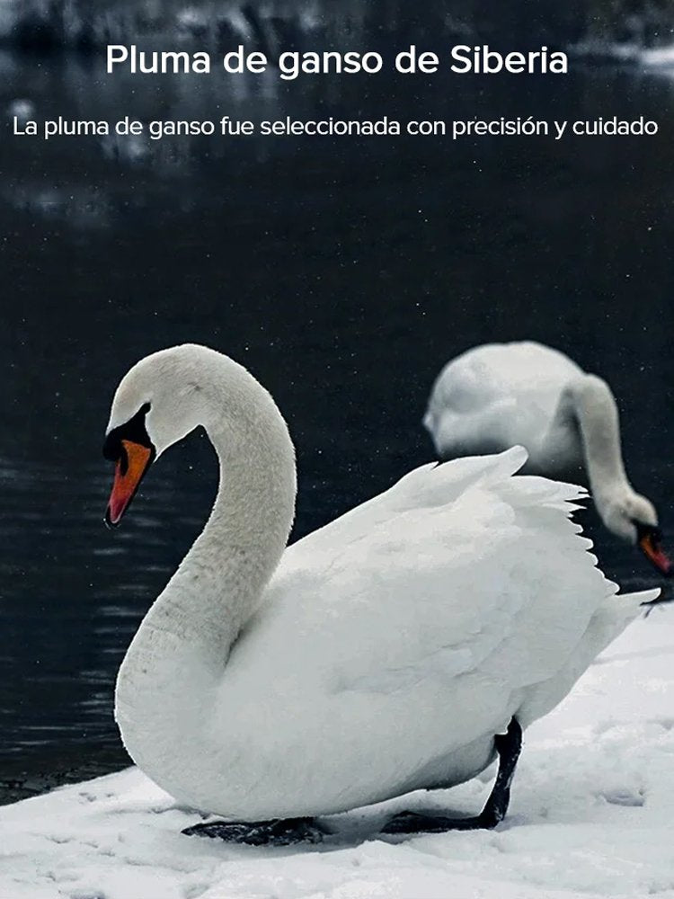 💖Diseño integrado de zona cómoda para dormir almohada de plumas de ganso💖