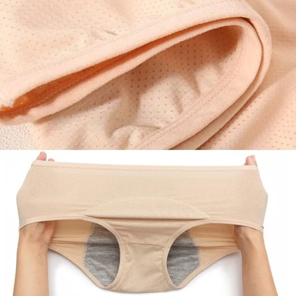 🩲 Ropa interior de talle alto a prueba de fugas: protección confiable contra fugas, cómoda cintura alta✅