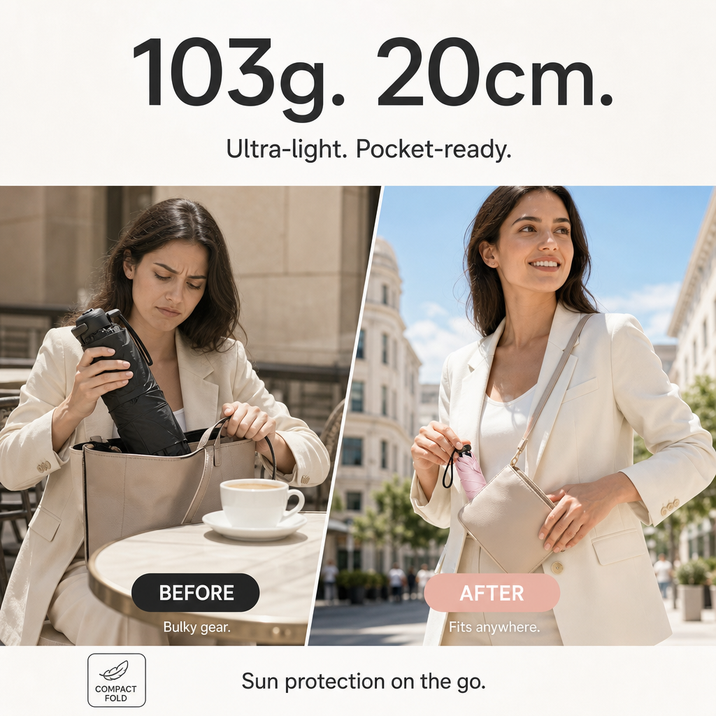 🥳¡OFERTA ESPECIAL 2026 - 50% DE DESCUENTO!🥳 Paraguas Compacto Ultraligero para Todo Tipo de Clima