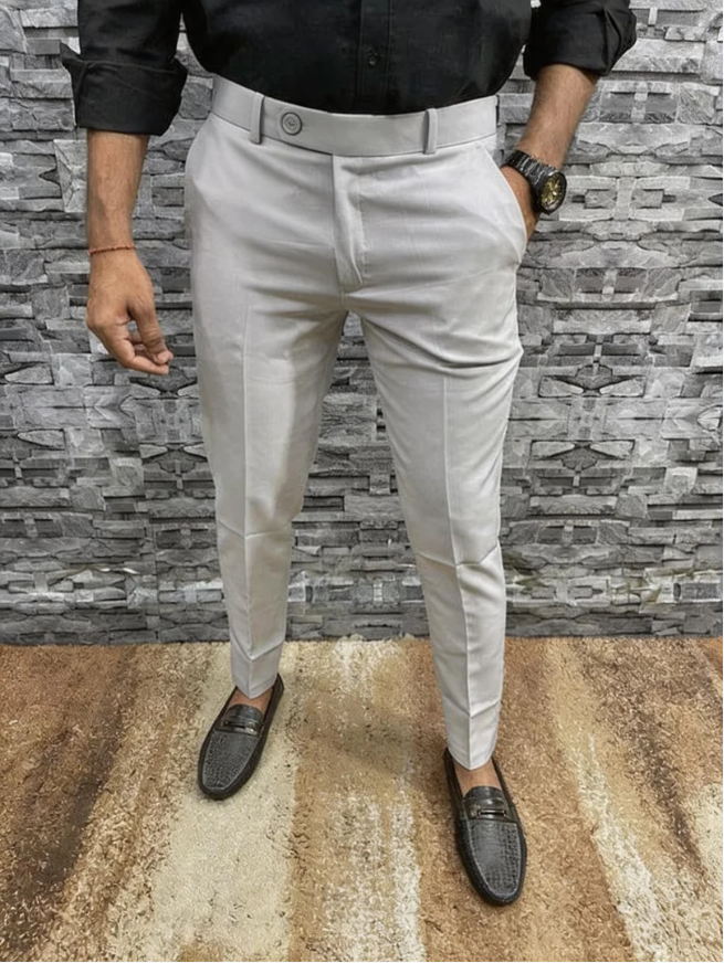 Solid Slim Fit Formal PANT (Compre 2 envío gratis)