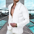 👕 ¡50% DE DESCUENTO AHORA! 🌊 Camisa de Lino con Botones para Hombre – Transpirable, ligera y de corte relajado – perfecta para vacaciones en la playa, barbacoas o días soleados ☀️