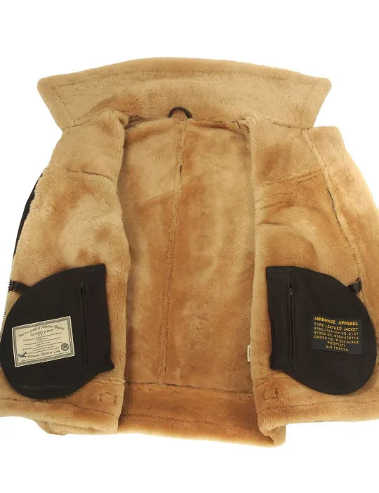 CHAQUETA BOMBER DE PIEL DE OVEJA