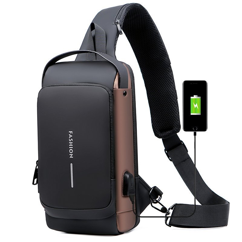 Bolso bandolera antirrobo con carga USB sport sling (Compre 2 envío gratis)