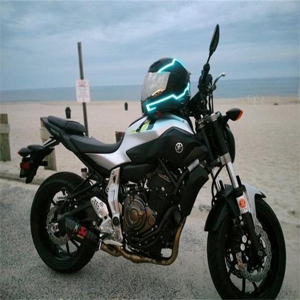 Motorcycle Helmet LED Light Bar