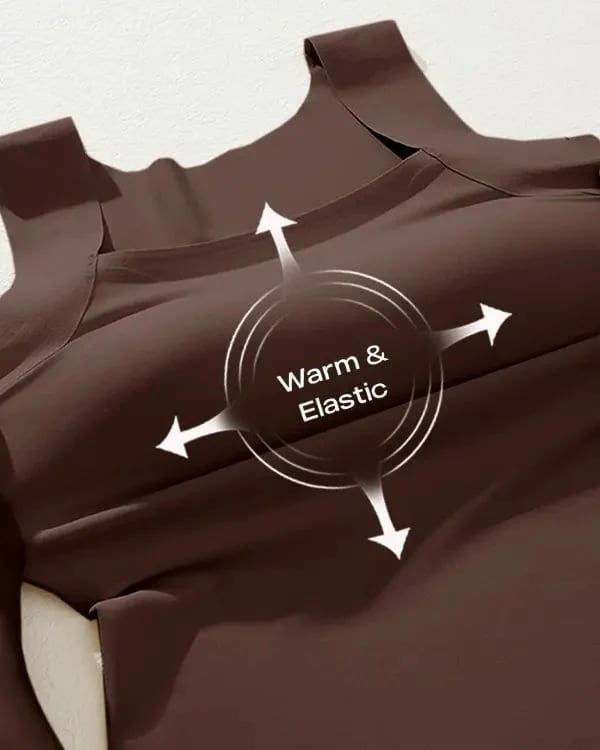 🔥 ¡50% DE DESCUENTO! 💖 👚 Camiseta sin mangas con cuello en U y sujetador incorporado para mujer – Comodidad, soporte y estilo todo en uno 🌸✨