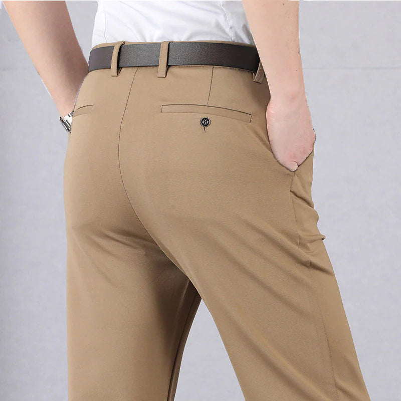 【Servicio de entrega gratuito】Fliwos Slimastrouser—Pantalones Rectos de Alta Elasticidad